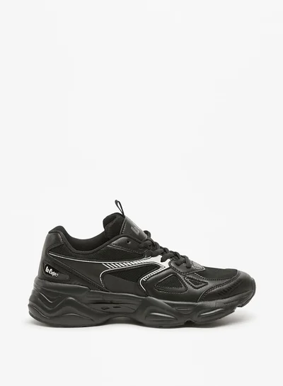 Lee Cooper Mens' Textured Sports Shoes with Lace-Up Closure