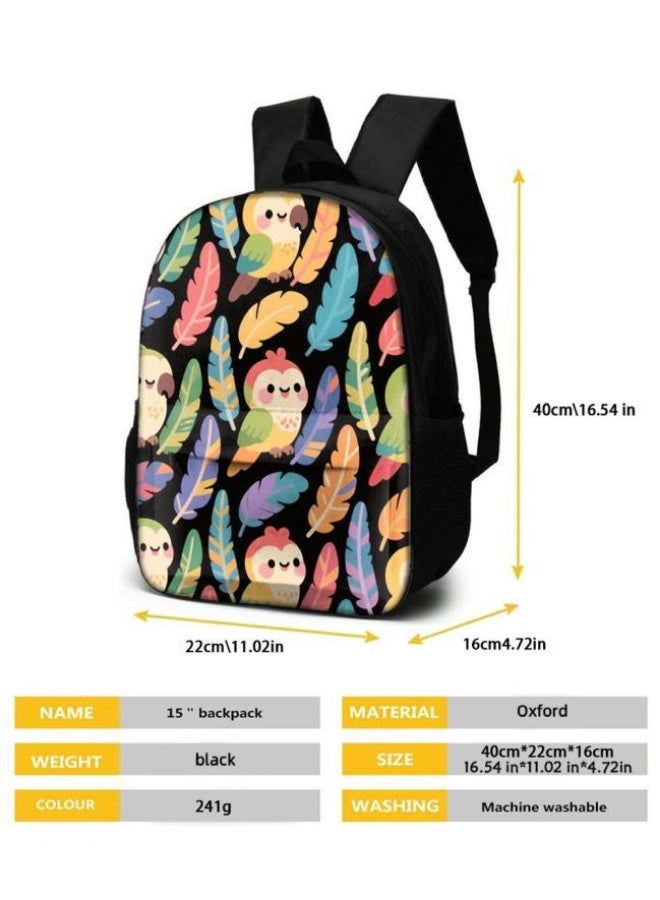 Bright Li Fire popular new cute cartoon print, three-piece practical bag combination (students, children, friends outings, mountain climbing, etc. can be used) - 70 - Image 5