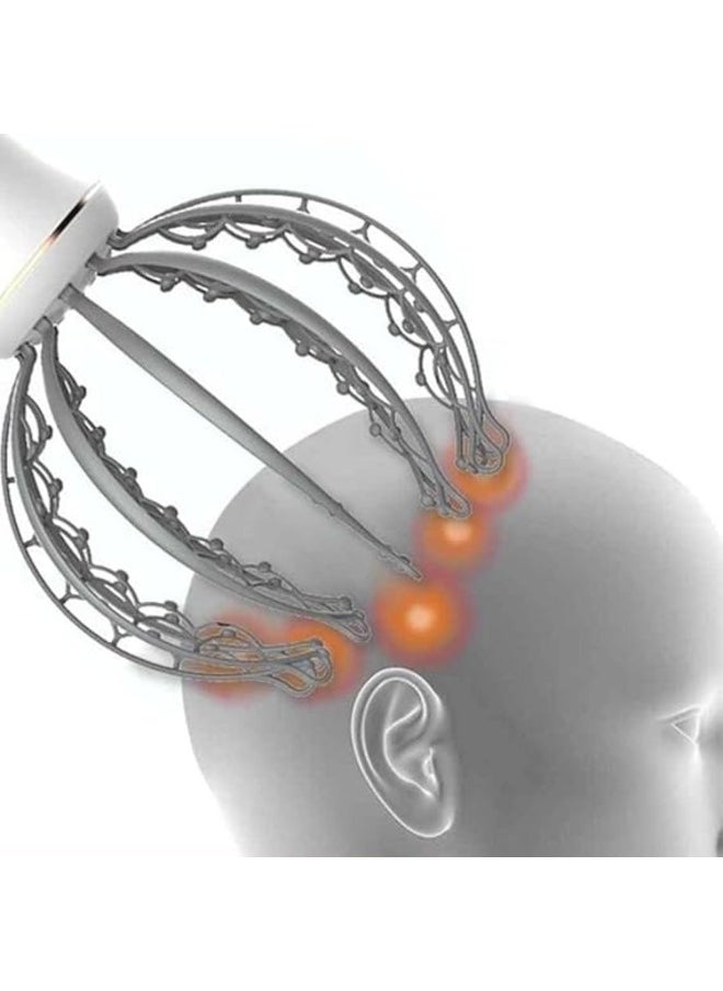 Generic - Massager Hands Free Electric Scalp Head with 12 Massager Three Speed Adjustable Octopus Claws for Stress Relief - Image 1