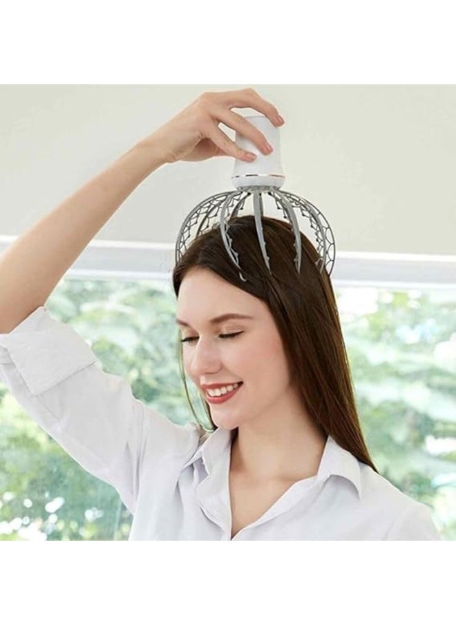Generic - Massager Hands Free Electric Scalp Head with 12 Massager Three Speed Adjustable Octopus Claws for Stress Relief - Image 1