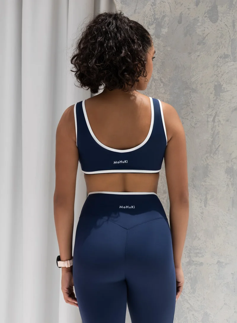 Mohuki Navy Contour Active Bra for Women | Best Price UAE