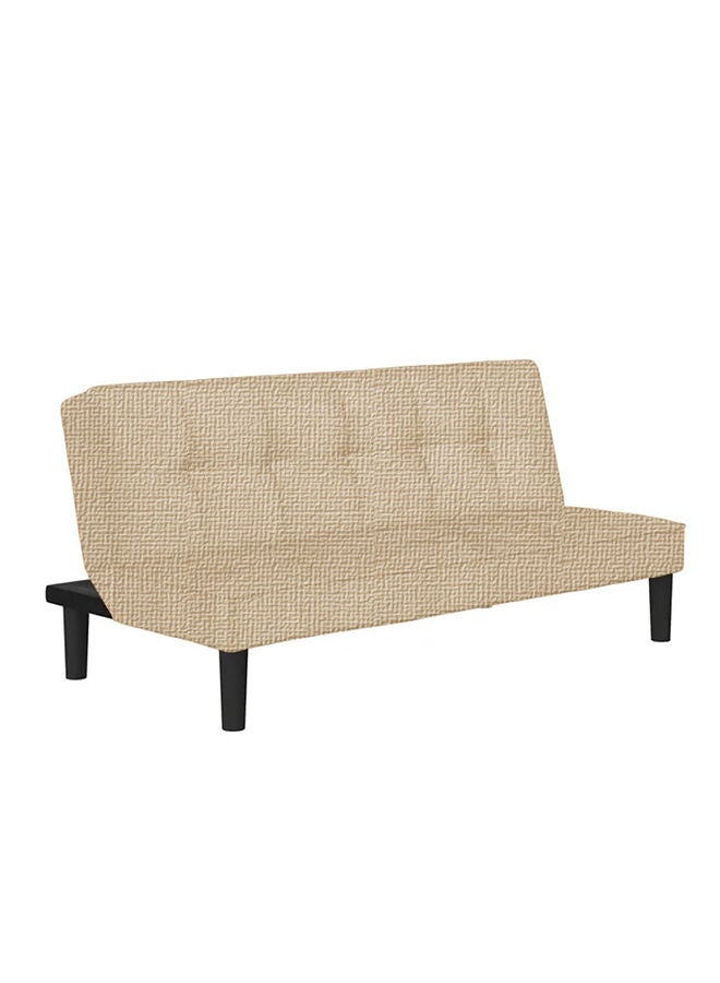 REGAL IN HOUSE Simple 2 In 1 Sofabed 3-Seater Upholstered With Linen 75x175x86 cm-Beige - Image 1