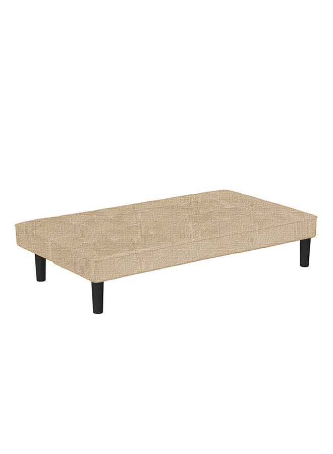 REGAL IN HOUSE Simple 2 In 1 Sofabed 3-Seater Upholstered With Linen 75x175x86 cm-Beige - Image 5