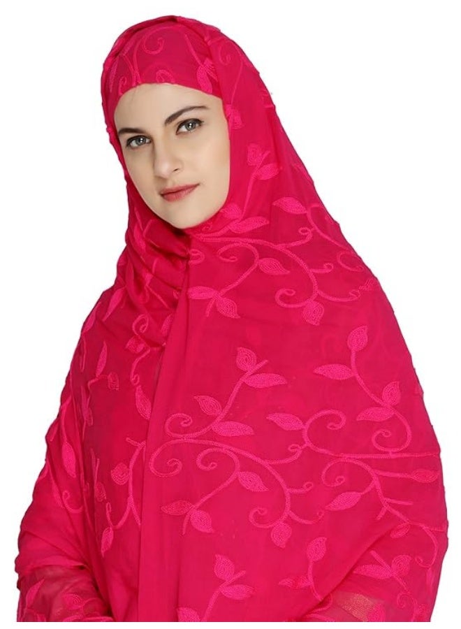 بازار دوباتا دوباتا بازار - دوباتا نسائية مطرزة باللون الوردي - Image 2