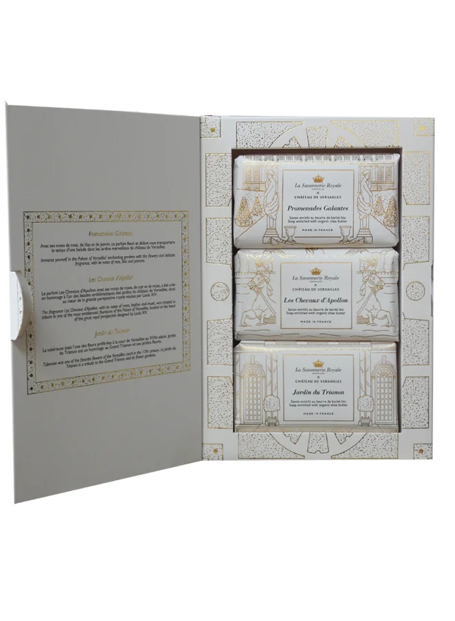 La Savonnerie Royale Gift Set of 3 soaps - Versailles Palace Collection
