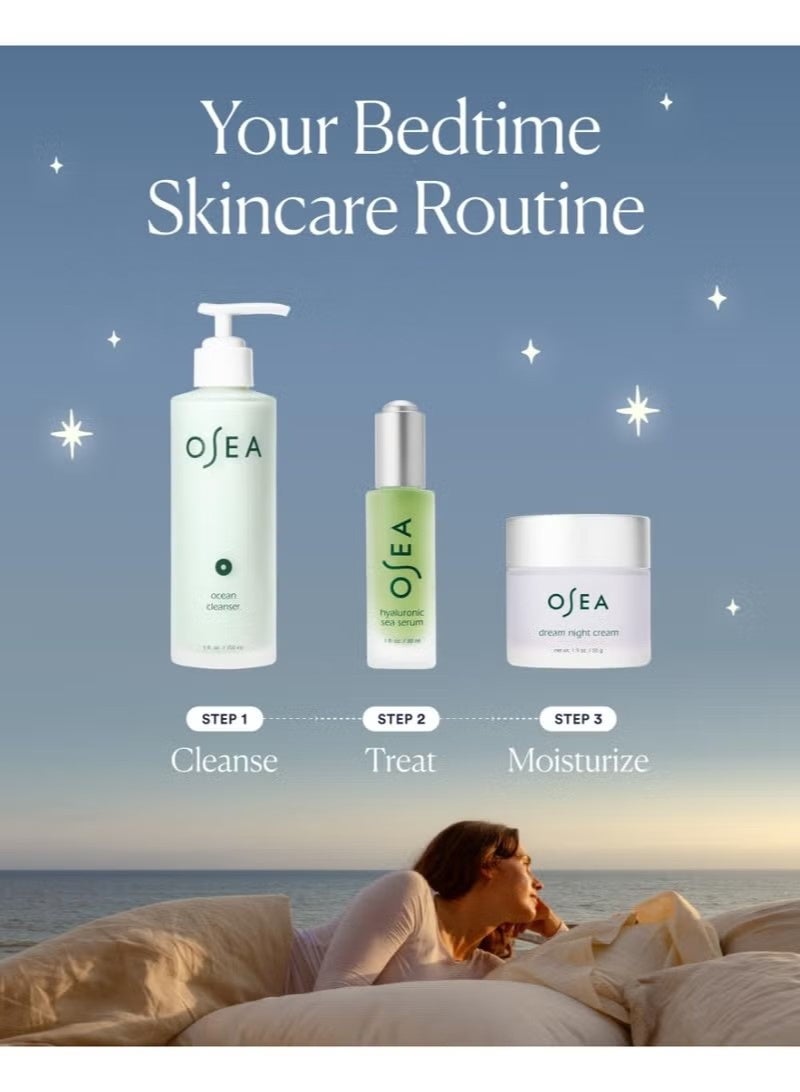 OSEA Dream Night Cream - Anti-Aging Hydrating Face Cream with Algae-Derived Bio Retinol - Plumps, Firms, & Smooths Line and Wrinkles - Image 5