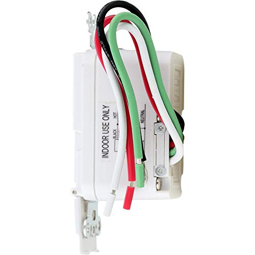 WESTEK AmerTac TMDW10 Westek Hardwire Indoor Digital Wall Switch Timer, White - Image 2