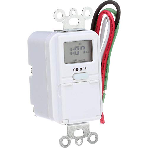 WESTEK AmerTac TMDW10 Westek Hardwire Indoor Digital Wall Switch Timer, White - Image 3
