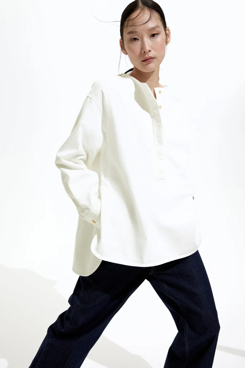 اتش اند ام بلوزة من التويل