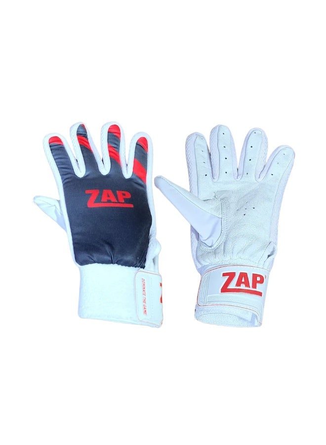 ZAP Tennis Cricket Batting Gloves Adult - Black - Image 1