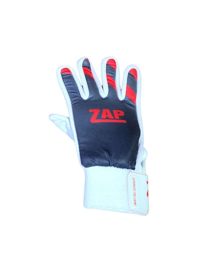 ZAP Tennis Cricket Batting Gloves Adult - Black - Image 3