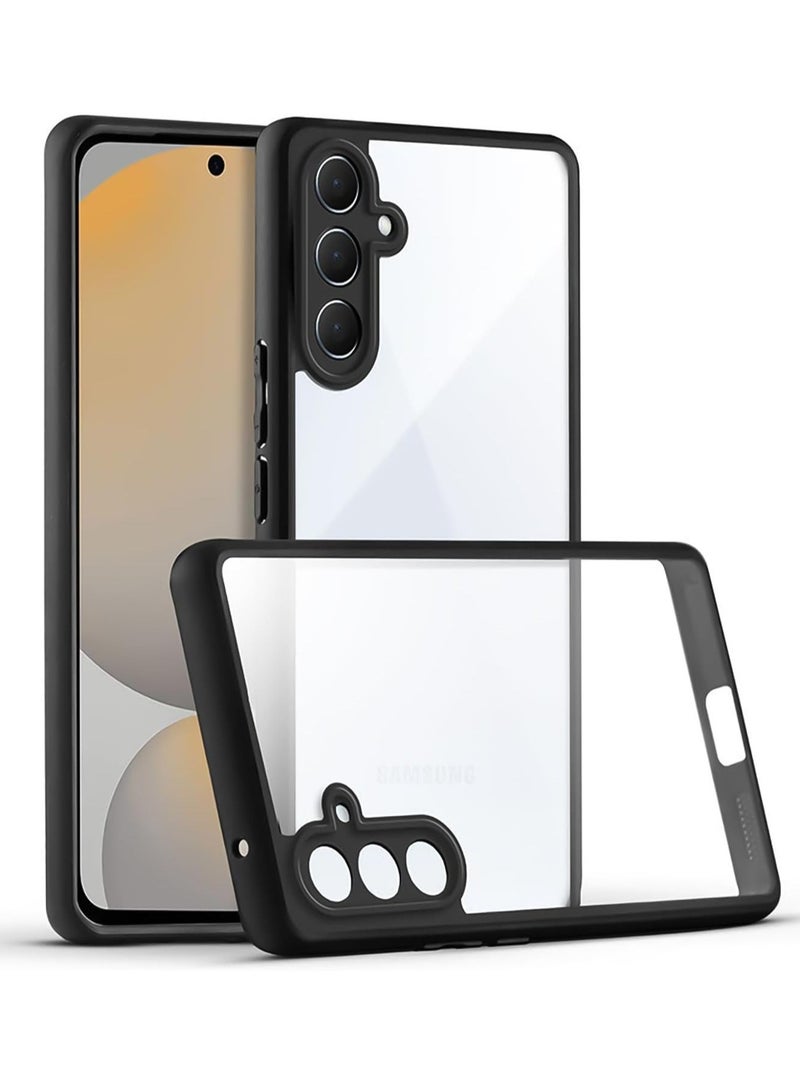 Bumper Protective Case for Samsung Galaxy S24 FE 5G Silicone TPU Bumper Ultra Durable Ultra-Safe Camera Optimum Solution Black - Image 1