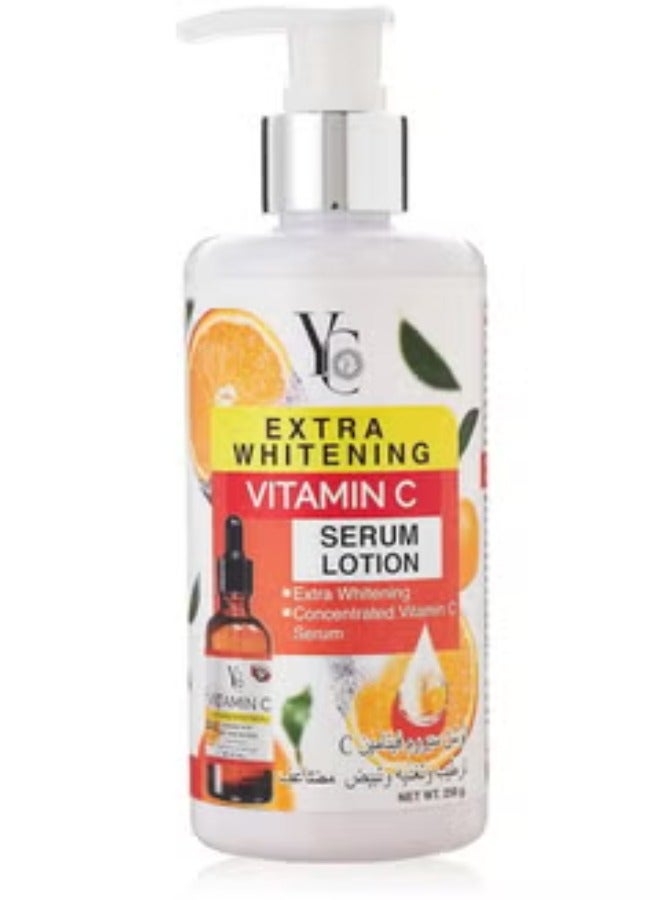 YC Extra Whitening Vitamin C Serum with Lotion 250g - Image 1