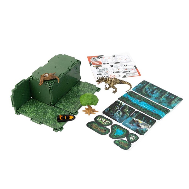 Jurassic World Rebirth Captivz Dinorama Playset (14 Pieces, Assorted) - Image 3