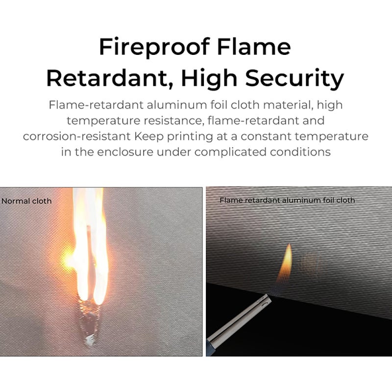 3D Printer Enclosure Protection Cover Fireproof Heat Preservation Flame Retardant with exhaust fan interface Compatible with Ender-2 / Ender-2pro / CP-01 / Ender-3 / Ender-3s / Ender-3pro / - Image 4