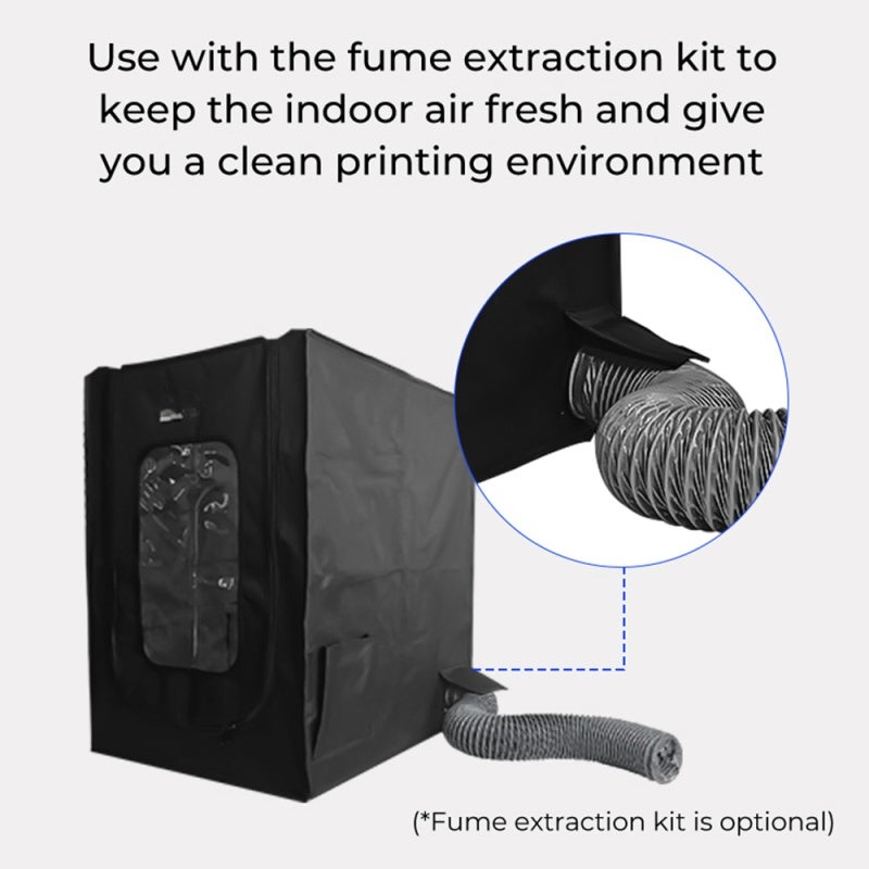 3D Printer Enclosure Protection Cover Fireproof Heat Preservation Flame Retardant with exhaust fan interface Compatible with Ender-2 / Ender-2pro / CP-01 / Ender-3 / Ender-3s / Ender-3pro / - Image 5