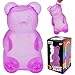 YVBBHE Gummy Bear Sugar Ball Designs Anxiety Relief Focus Toy Maltose Filled Squeeze Toys for Sensory PlaySensory Fidget Toys for Adults Kids Slow Rising Squishy Stress Ball Purple - Image 2