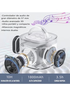 General Portable Karaoke Machine, Professional Karaoke Machine with Portable Bluetooth Speaker and 2 Wireless Microphones, Support TF Card, AUX, Kids USB, Adult  - Image 5