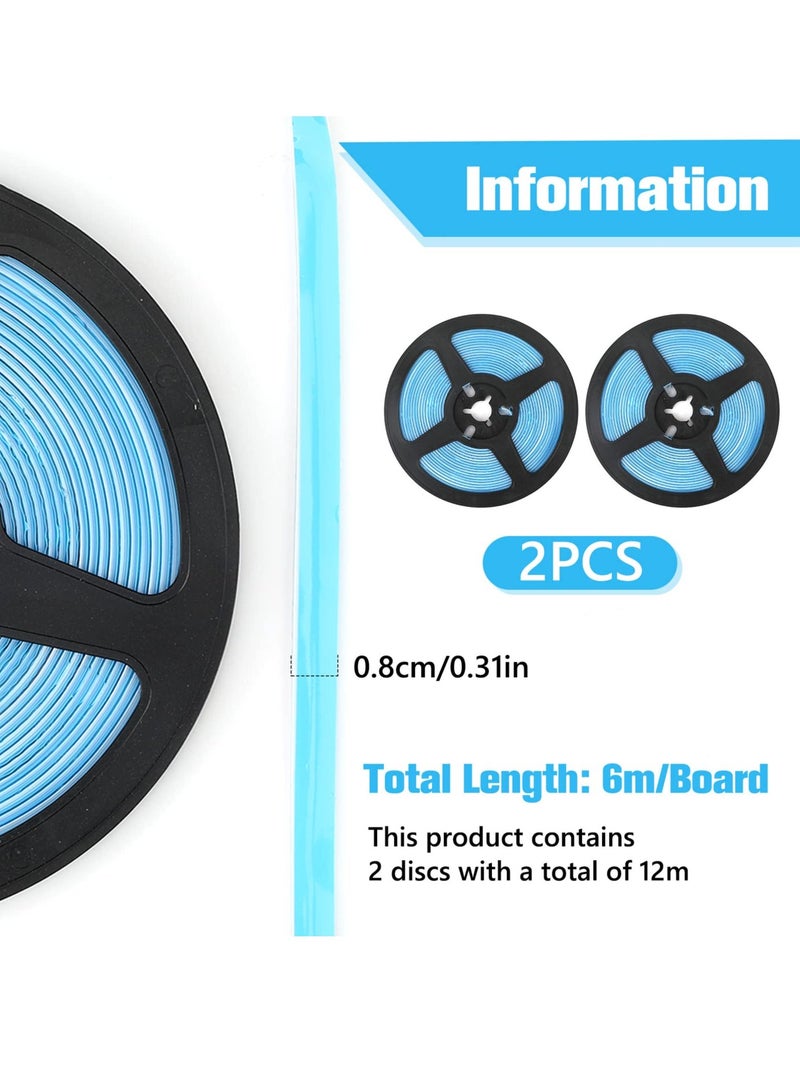 Gap Tape, 2 Rolls Stripping Door Seal Strip Insulation Tape Roll, Mildewproof Waterproof, for Home Indoor Ceiling Stove Sink Tile Edge Wall Corner Baseboard Bathroom Kitchen Floor - Image 3