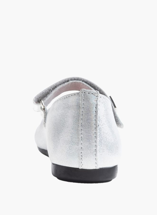 Pablosky Girl's Solid Mary Jane Shoes With Hook And Loop Closure  - Image 5