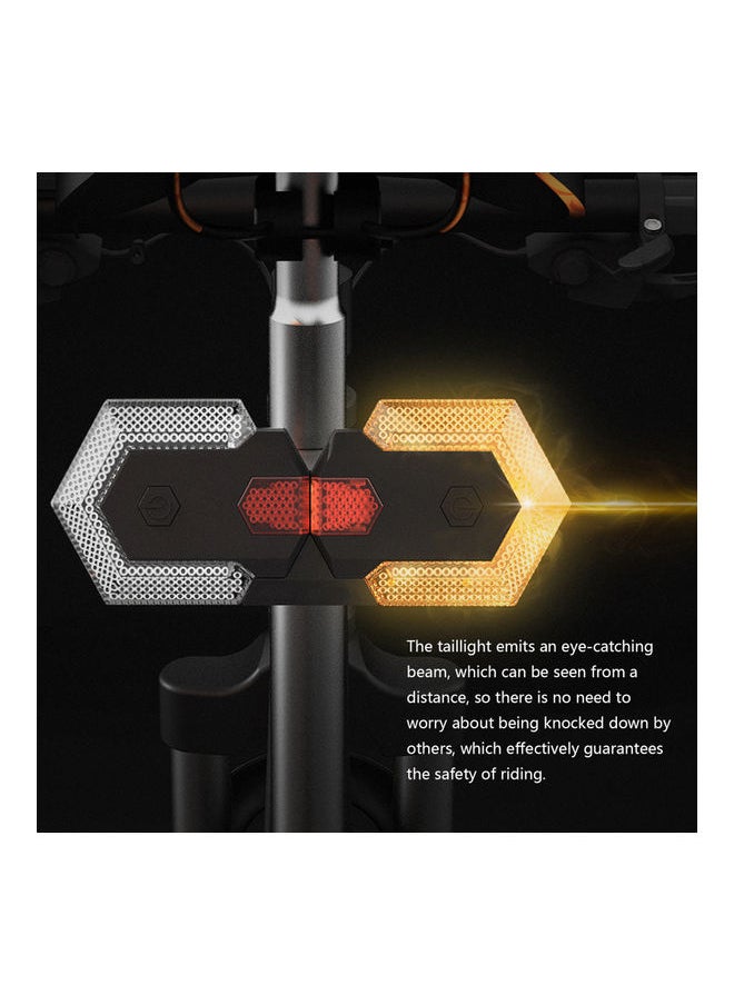 NIBEMINENT Bicycle Lights Night Wireless Remote Control Turn Signal Taillight USB Rechargeable Multifunction Outdoor Light 2 Combination 21.5 x 4.5 15cm  - Image 3