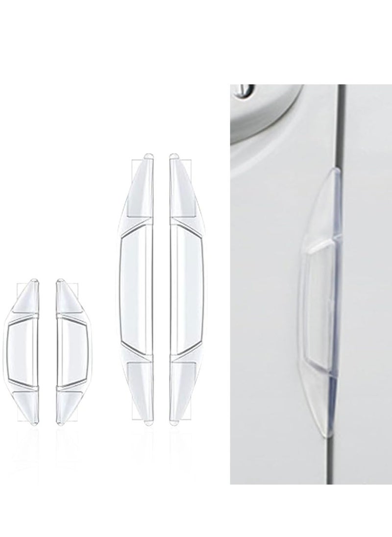 Oasisgalore - Self-Adhesive Car Door Edge Guards, Anti-Scratch Bumper Protectors, 4-Pack Trim Stickers. - Image 1