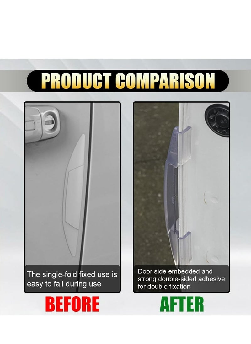 Oasisgalore - Self-Adhesive Car Door Edge Guards, Anti-Scratch Bumper Protectors, 4-Pack Trim Stickers. - Image 1
