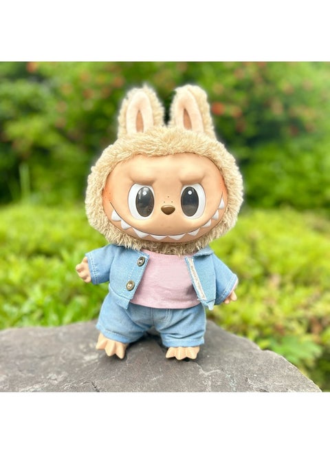 38cm Labubu Rubber Plush Doll Dress - Clothing Only (Doll Not Included)
