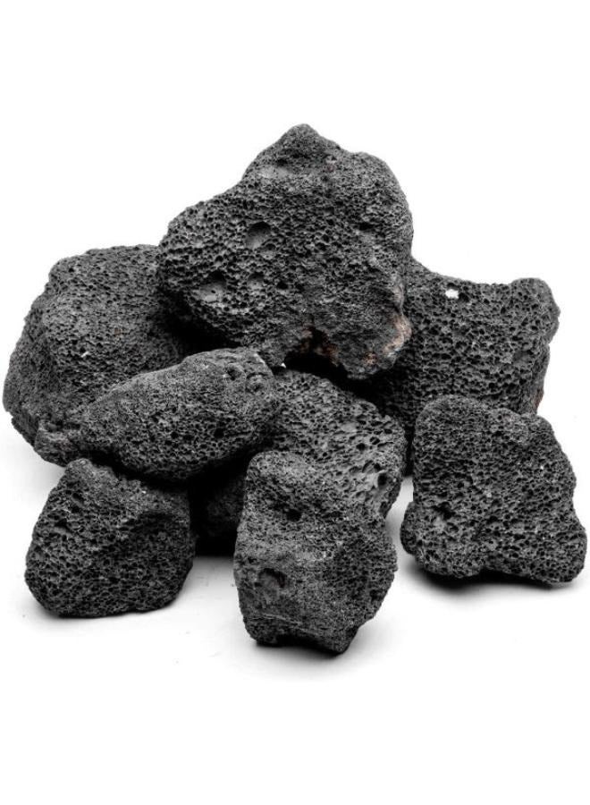 Aquarium 500gm River Rock Planted Substrate Black Lava Stone - Image 1