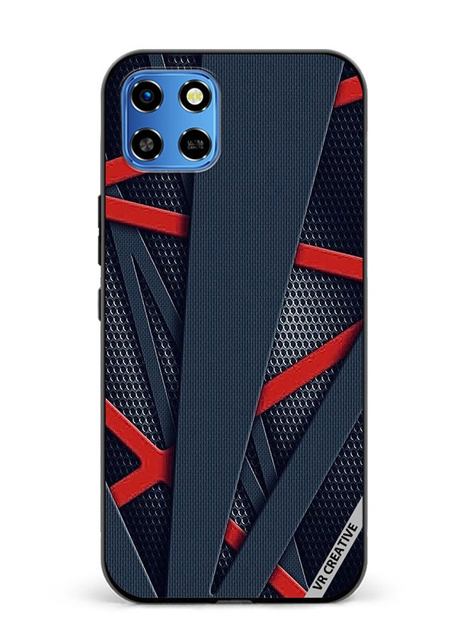 VR CREATIVE Protective Case Cover For Infinix Smart 6 HD Abstract Design Multicolour - Image 1