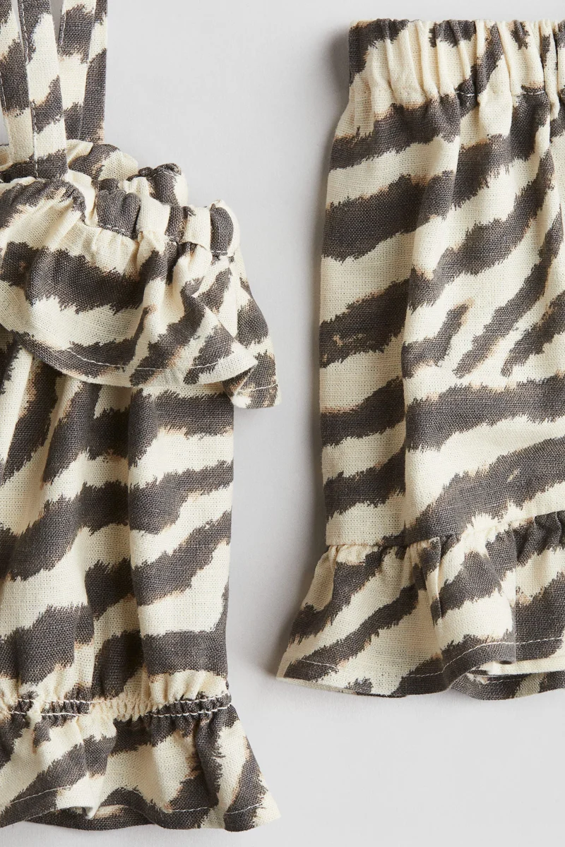 H&M 2-piece linen-blend set