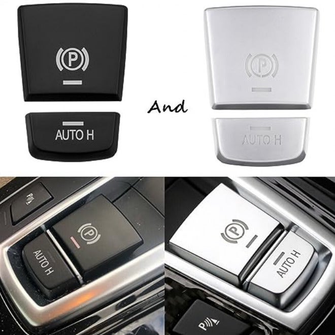 Seat Buttons Compatible with for X3 X4 X5 X6 F01 F02 F10 F18 F12 F15 F16 Car Handbrake Brake P Switch Parking Auto H Button Cover Sticker Car Parts(color1)(color1) - Image 4