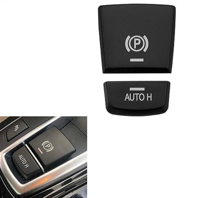 Seat Buttons Compatible with for X3 X4 X5 X6 F01 F02 F10 F18 F12 F15 F16 Car Handbrake Brake P Switch Parking Auto H Button Cover Sticker Car Parts(color1)(color1) - Image 3