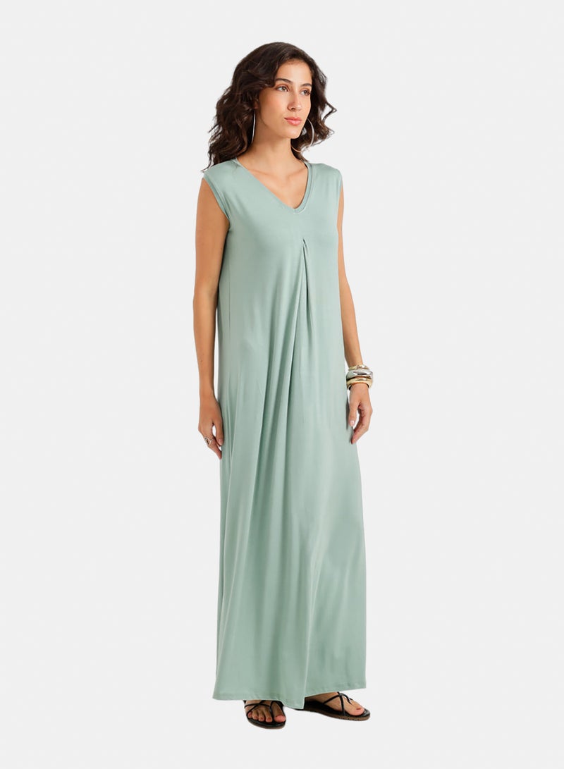 Carina Flowy V-Neck Maxi Dress - Image 2