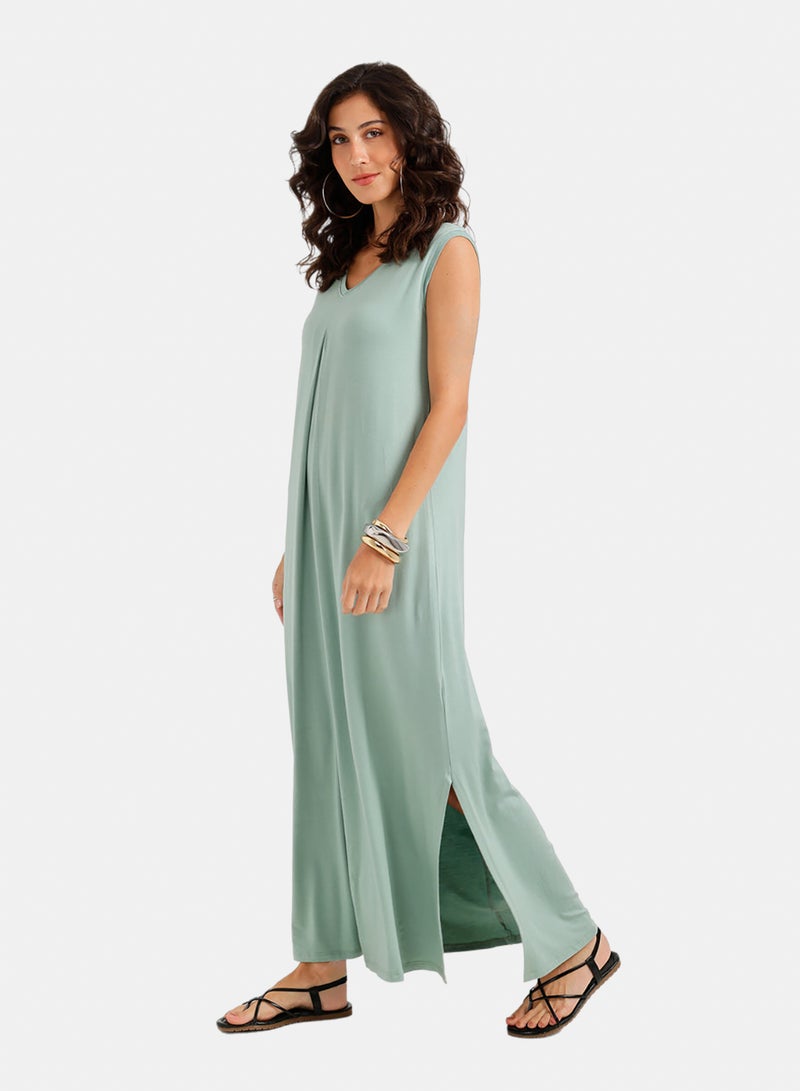 Carina Flowy V-Neck Maxi Dress - Image 3