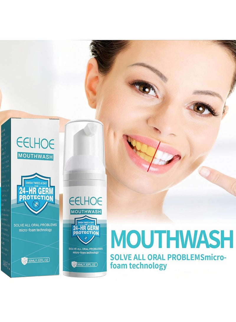 EELHOE 1pcs Teethaid Mouthwash, Calculus Removal, Healing Mouth Ulcers, Eliminating Bad Breath, Prevents and Treats Cavities,Tooth Regeneration(30ml) - Image 1