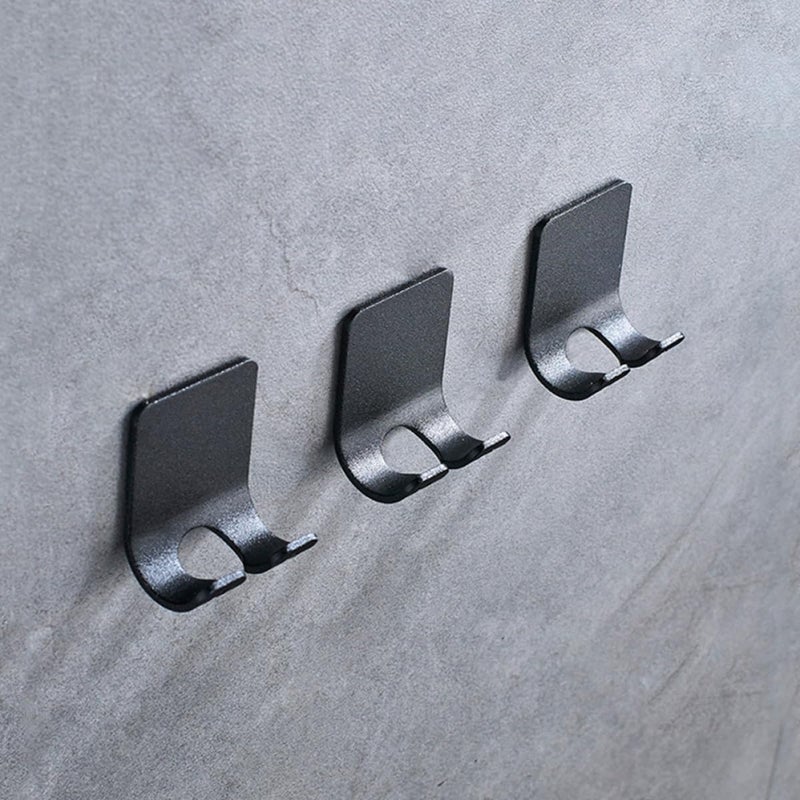 4Pcs Aluminum Bathroom Shaver Holder Wall Mounted Storage Rack for Cable and Charger Organization - Image 3
