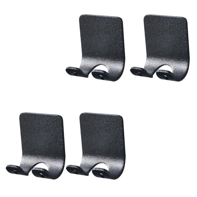 4Pcs Aluminum Bathroom Shaver Holder Wall Mounted Storage Rack for Cable and Charger Organization - Image 2