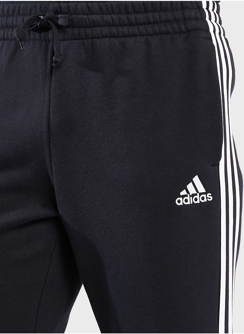 Adidas - 3 Stripe Essential Fleece Sweatpants - Image 1