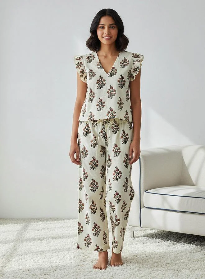 Splash FAV Pyjama Set Top & Pants Cotton