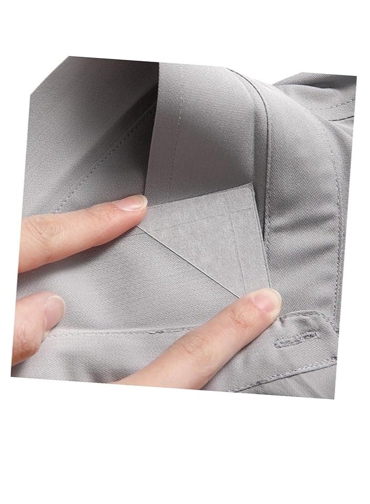 Scrolls 50 Pieces Collar Stays Plastic Collar Stays Collar Bones Collar Stiffeners Collar Supports for Men Shirts (White 1 x 4 cm) - Image 3