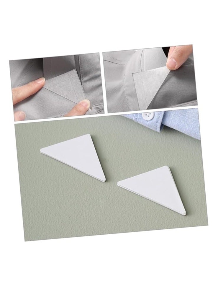 Scrolls 50 Pieces Collar Stays Plastic Collar Stays Collar Bones Collar Stiffeners Collar Supports for Men Shirts (White 1 x 4 cm) - Image 5