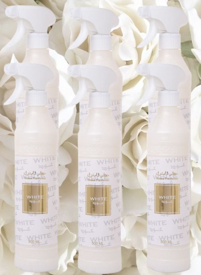 بانافع 6 قطع معطر منزل وايت عود 500مل - Image 1
