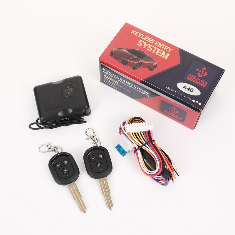 12V Car Remote Key Car Keyless Entry System With Bullet Key Embryo Car Central Control Door Lock - Image 3