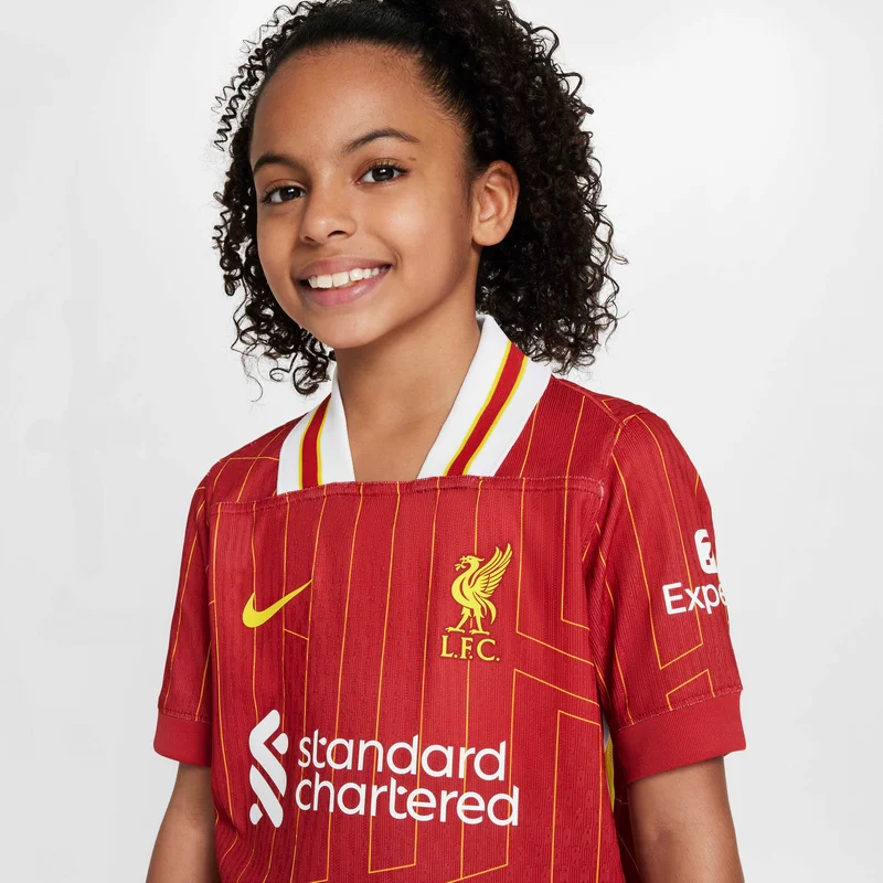 Nike Kids' Liverpool F.C. 2024/25 Match Home Dri-FIT ADV Football Shirt