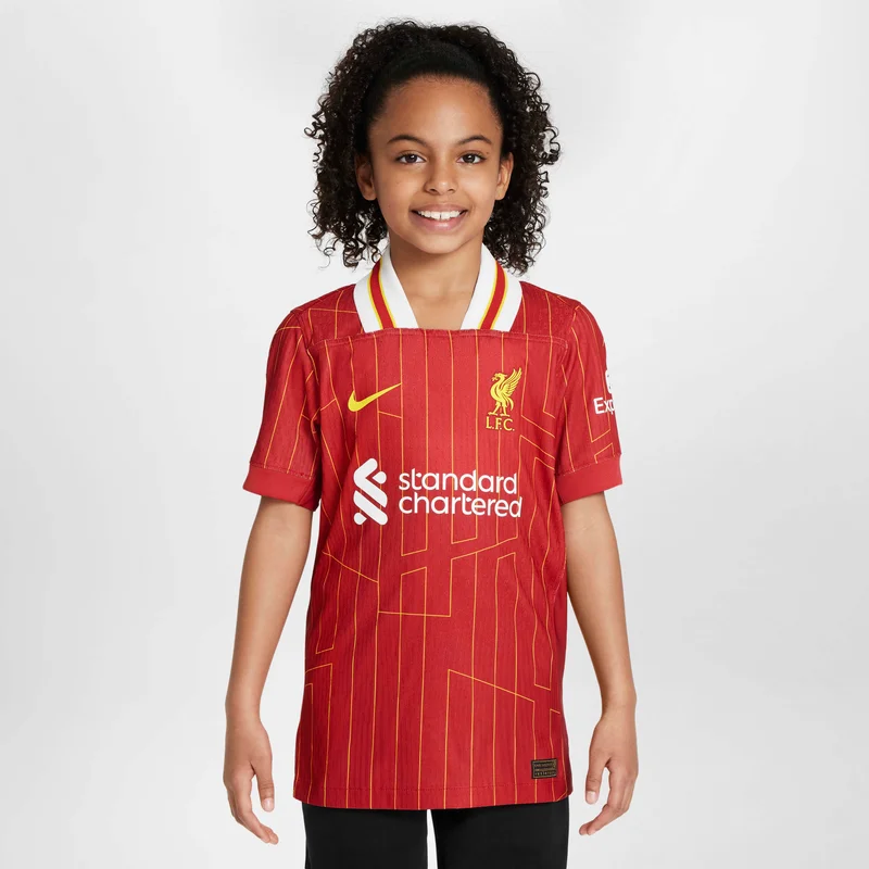 Nike Kids' Liverpool F.C. 2024/25 Match Home Dri-FIT ADV Football Shirt