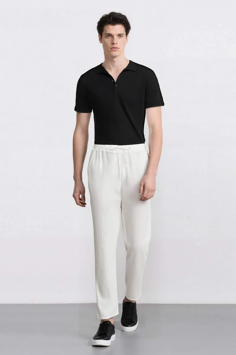 ديفاكتو Slim Fit Straight Leg Cotton Summer Joggers