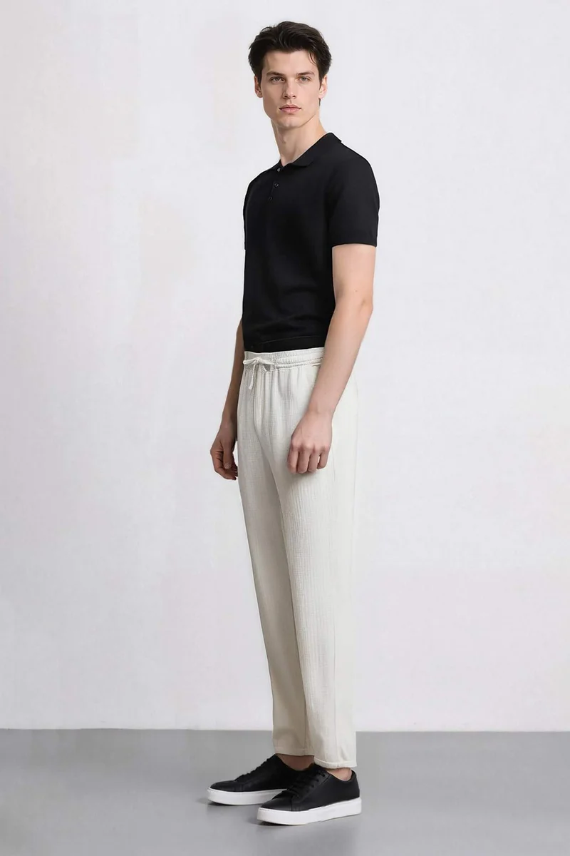 ديفاكتو Slim Fit Straight Leg Cotton Summer Joggers