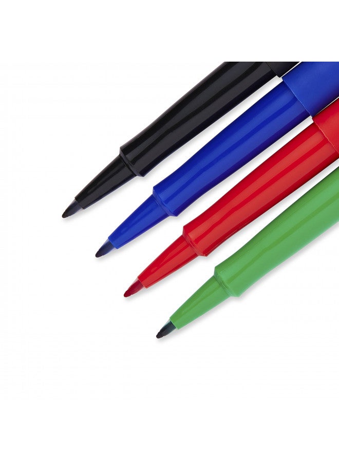 Paper Mate Flair Felt Tip Pens, Medium Point (0.7mm), Business Colors, 4 Count - Image 4