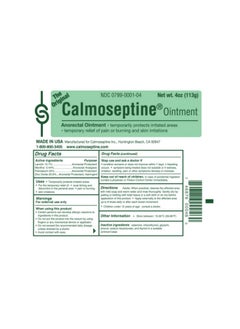 Calmoseptine Calmoseptine Diaper Rash Ointment Tube by Calmoseptine  - Image 3
